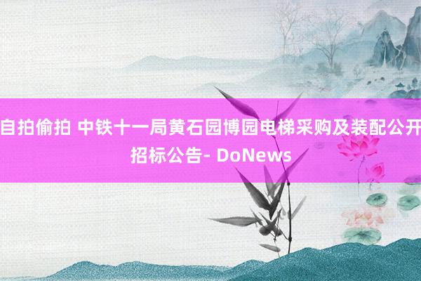 自拍偷拍 中铁十一局黄石园博园电梯采购及装配公开招标公告- DoNews