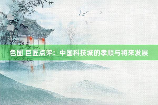 色图 巨匠点评：中国科技城的孝顺与将来发展