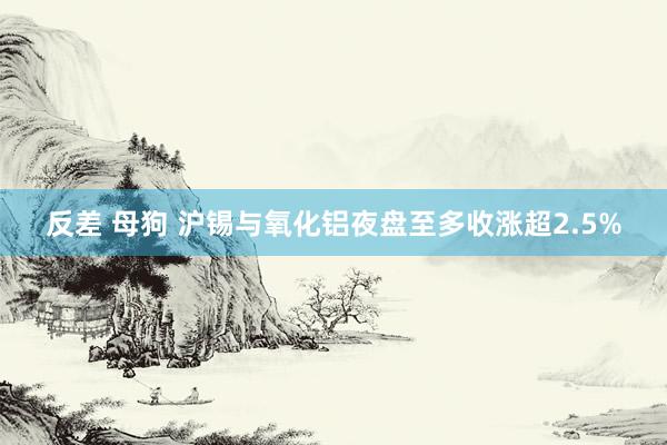 反差 母狗 沪锡与氧化铝夜盘至多收涨超2.5%